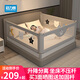 Guanlilang bed fence baby crib guardrail baby heightening anti-fall and anti-fall three-sided bedside vertical lifting fence Hanhan Bear 1 + gray star * 2 three-sided installation three-piece combination (1.8 meters + 2.0 meters + 2.0 meters)