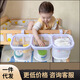 婴儿床挂篮尿布收纳袋床边围栏挂袋宝宝用品必备 多功能挂篮