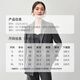 Shangdubila tailored peak lapel suit for women, autumn workplace commuting small suit, loose interview temperament shoulder pad jacket