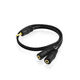 Headphone splitter 1/2 couple audio cable sharer 1/2 headphone adapter headphone adapter wiring 1/2 headphone cable 0.1 meter