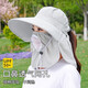 Spring and summer bubble tea tea large hat brim sun protection hat cotton linen women fashion casual sun hat sunshade hat women khaki sun protection breathable
