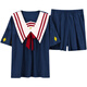 Muji com Mujis selben Sommerpyjama für Frauen, große Größe kurzärmeld dünner Stil süße koreanische Version von Prinzessinstil Sweet Two-Piece Set Loli Pink GXT6630 m (Empfohlen 75-95 Jin [Jin gleich 0,5 kg]))