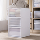 Cajero de almacenamiento de cajones de Yonghuan Armario de almacenamiento transparente Ropa ropa interior Ropa de plástico de plástico Almacenamiento de cajones 9226 Gabinete de cajón (38x30x19cm) Paquete único (rentable)