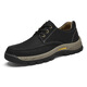 Rankdavid Light Luxury New Brand 2025 Spring and Summer Live transmite nuevos zapatos de lace-up para hombres de gran tamaño zapatos de cuero negro casual JCG9715 Negro 38