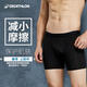 Decathlon breathable quick-drying men's boxer briefs KALENJI DRY BOXER2508864 black L