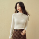 
Shifanli ('SEIFINI) [Basement of King of Lily of the Valley] Shifanli Wood Ears Half-Turnneck Sweater 25 Autumn New Thin Sweater Women Beautiful S