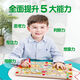 微凡嘉（weifanjia）益智玩具迷宫磁力走珠运笔磁性数独儿童思维训练3到6岁宝宝 热闹城市【画板款】+数独磁性榉木基础版（交通工具）