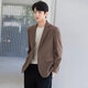 Rui Menghua casual suit jacket men loose Korean style trendy dk uniform college style handsome little suit men 15828 Changbai T S