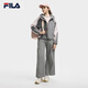 Fila Offizielle Frauenwebende Jacke 2025 Herbst Fashion Casual Lose Block mit Kapuze mit Kapuze mit Kapuze