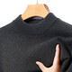 Deer King Optim 100 Pure Cashmere Sweater Men's Small Turtle Neck Double Ply Thickened Sweater High-end Men's Bottoming Sweater Honey Tea Gray 2XL 180 Recommended 155/170Jin Jin is equal to 0.5 kg