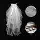 Jingli Jingda 2025 new style veil, marriage proposal, bride's headwear, photography, confession, high-end fluffy white children's veil, super fairy white veil - hairpin style