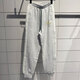 
Adidas clover pants women's pants spring and autumn sports pants loose sweatpants close-up casual knitted trousers IT9856 gray inner lining XL