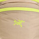 始祖鸟（ARC'TERYX）Heliad 15L纯色刺绣图案拉链开合 尼龙 书包背包双肩包 常规 男女 葳藤棕/竞速绿