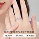 Chinese jewelry wisteria blossom sterling silver ring women's light luxury ring tail ring anniversary birthday gift for girlfriend
