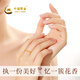 CHINA GOLD gold ring women's pure gold rose ring pure gold birthday gift for girlfriend and wife 9# pure gold rose ring about 0.6g