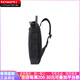 adidas Dreiblatt Polyester (Polyester) Geometrischer Rucksack reines schwarzes, reines Schwarz