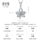 Century Yuan Maple Leaf Platinum Pendant PT950 Line Maple Leaf Platinum Pendant Chinese style birthday gift for girlfriend