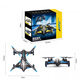 Shantoulin Village Children's Fernbedienungsflugzeug HD Aerial Photography Drohne Quadcopter 3-12 Boy Toys Geburtstagsgeschenk Blau-benutzerdefinierte High-End-Edition + Land- und Luft-Dual-Modus + Kamera Zweiteiler + Schraubendreher