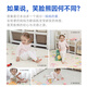 Smiling Bear Crawling Pad Thickened Household Baby Living Room Folding Crawling Pad Non-toxic and Odorless Children's Overall Foam Floor Mat Nordic Number + Forest Elf [Folding Style + Handbag for Gift] 180*200cm*Thickness 2.0cm