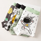 Eaton a attiré des sous-vêtements pour enfants de sous-vêtements d'été A-Classe Xinjiang Cotton Boxer Pantalon Junior High School Students Soft and Breathable 1037 Rocket Astronaut 4 170 M Code [Suggéré 20jin [Jin est égal à 0,5 kg] -35jin [Jin est égal à 0,5 kg]]]