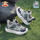 Big Mund Monkey Kindersportschuhe 2024 neue Jungenschuhe Mesh atmungsaktiven Laufschuhen mittelgroße Kinder Girls Anti-Rutsch weicher Sohle-Schuhe Dunkelblau (Sommer Single Net) 31 (geeignet für Fußlänge 19.3)