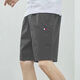Tommybull Amerikaner Tommy Tommy Männerarbeitshose Sommer Neue Pure Cotton Lose gerade Mode Casual Beachhose YBF9224 Khaki L 100-120jin [Jin ist 0,5 kg]