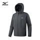 Mizuno soft shell jacket for men and women windproof jacket plus velvet warm outdoor casual jacket