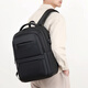 
New business men's large capacity business travel backpack USB socket multi-function computer bag Student backpack Black All size