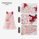 Mamimaca MOMOCO girls summer pure cotton dress summer new breathable flower cotton dress 82 full print 130