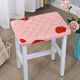 Thickened rectangular stool cover rectangular stool cushion primary school student stool cover dressing table stool cover piano stool cover gold velvet fabric plain purple rectangular 25x35cm edging cloth 5cm