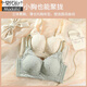 Sous-vêtements modaux pour les femmes en été, grands seins, petits minces, respirants, petits seins, petits seins, soutien-gorge en dentelle en latex anti-agitation, gris 70a 32