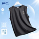 
Warrior vest men summer outdoor sports sleeveless T-shirt men ice silk quick-drying running basketball vest black XL