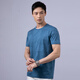 Desha Sommer runder Nacken kurzärmeligte T-Shirt Herren neue gedruckte lässige, schlanke runde Hals Pullover Lose Top Ly13557 Lachsfarbe m Einmals Größe