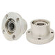 Bearing seat assembly with seat bearing round flange double bearing shaft bearing fixing seat aluminum alloy BGRBB bearing inner diameter 6626ZZ length 25 round type