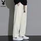 Playboy (PLAYBOY) pants men's straight casual pants men's autumn and winter high-end trousers loose wide-leg trendy sports pants