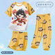 Modal Girls Air Conditioning Suit 2025 New Children's Pajamas Nezha Ao Bing Boys Summer Home Clothing Ice Silk ST12350 Nazha Ao Bing [Cool Modal] 110 cm/8 size [Height 100-110cm]