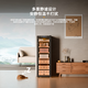 Bacchus Cigar Cabinet WiFi + Purified Ammonia + Adjustable Temperature and Humidity Balance (200-1100 pieces) Constant Temperature and Humidity Cedar Wood Humidifying Cabinet Compressor Home Furnishing Bare Care Energy-saving Air Cooling Professional Model (1100 Pieces) Frequency Conversion + Lighting Effect + Fingerprint Lock 138L