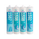 Kesaixin1587 1596 1598 1592 Flat sealant High temperature resistant flange equipment sealing glue Red 1592-310ml