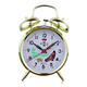 Ouoety Extra-Hit-Hufeisen Mechanische Uhr Vintage Retro Nostalgic Metall Movement Manual Uhr Gold Blau Bronze 1585 [Batteriemodell]