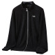 Jeep (Jeep) 2025 Chaqueta de pana versátil casual para cuello de soporte para hombres Spring suelto y estilo otoño gran tamaño 12083 Negro 2xl 150170Jin [Jin equivale a 0.5 kg] sobre