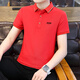 
JEEP SPIRIT Jeep Short Sleeve T-shirt Men's Half Sleeve Top POLO Men's New Summer Casual Business Middle-aged and Young Stripe Half 6636 Dark Green XL -(130Jin[Jin is equal to 0.5 kg]-145Jin[Jin is equal to 0.5 kg])