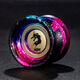 Jeu yo-yo metal dédié de sommeil mort professionnel à 10 perles portant yo-yo en aluminium en alliage yoyo jouet noir argenter dragon volant