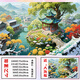 Familia Taoli Familia Taoli Estilo chino Four Seasons Puzzle 1000 piezas 500 marcos Puzzle de curación de alto valor [No. 04] 1000 Piezas Box + Póster B749