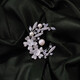 Xiaomi Star Laurel Goddess Brooch Elegant Temperament Pin Pearl Chic Cherry Blossom Accessories Jacket Coat Neck Decoration Laurel Gold