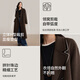 Shandubila 100% wool warm woolen coat for women winter women's high-end suit collar long commuter double-sided woolen coat