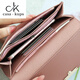Casa-kupsck2025 Nueva billetera japonesa y coreana Mujer femenina Gran capacidad Posición múltiple Color sólido simple Versión actualizada de cuero de cuero y materia amarilla versátil