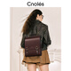 Kouyi Cnoles Kouyi retro college style backpack for women 2025 new schoolbag female college student large capacity commuting bag latte brown