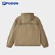 
FILA FUSION Men and Women's Same Model Fila Sunscreen Clothes 2025 Summer Couple Solid Color Thin Jacket