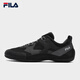 
FILA official men's shoes and sneakers 2025 autumn new colored stone shoes thin sole shoes casual shoes training shoes black/wrought iron grey-BF 42