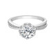 Pt950 platinum first snow moissanite diamond ring female one carat couple engaged and seeking wedding gift ring closed first snow 50 points diamond ring - light luxury model default live mouth can be adjusted in size